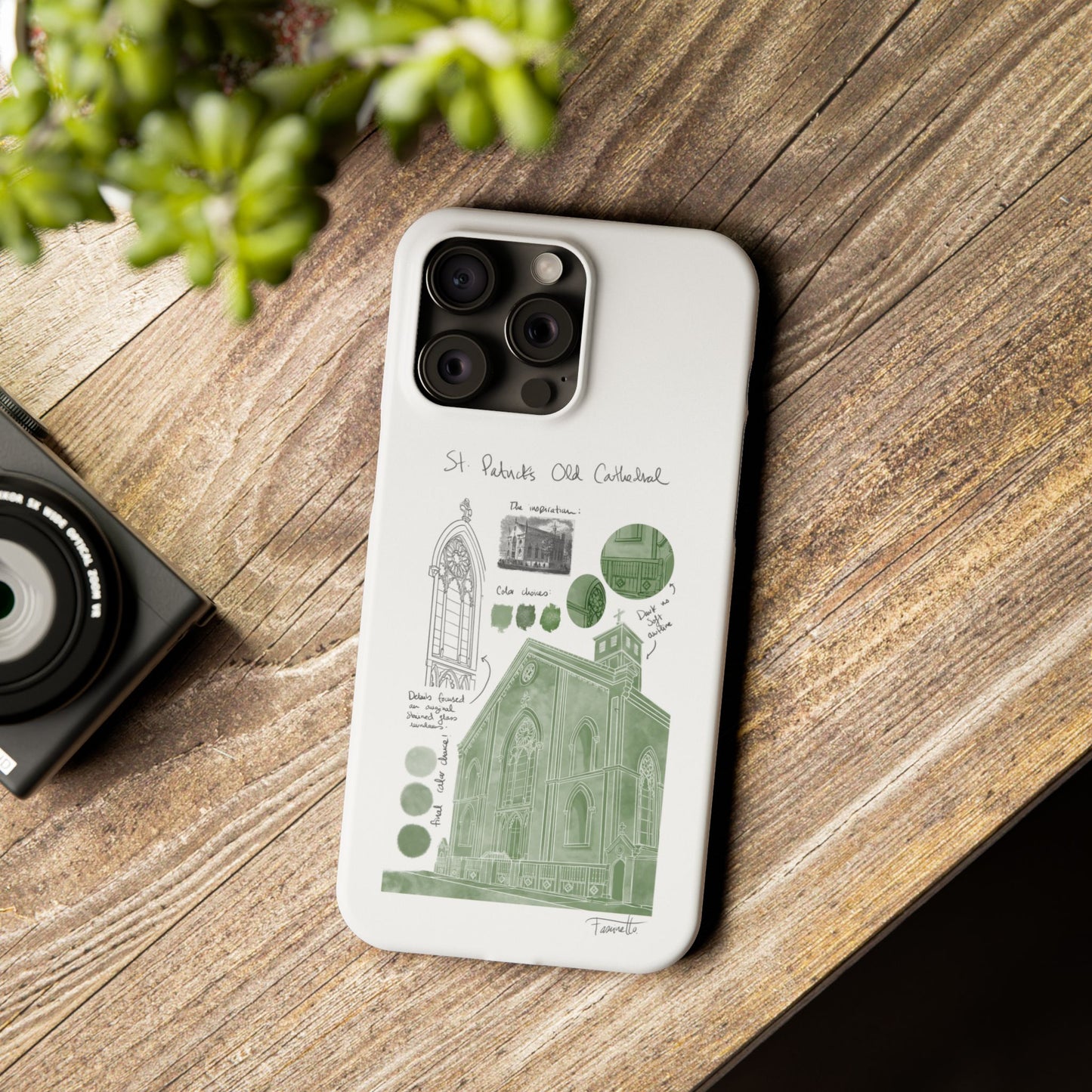 Phone Case - Old St Patrick's Cathedral Study Poster Design