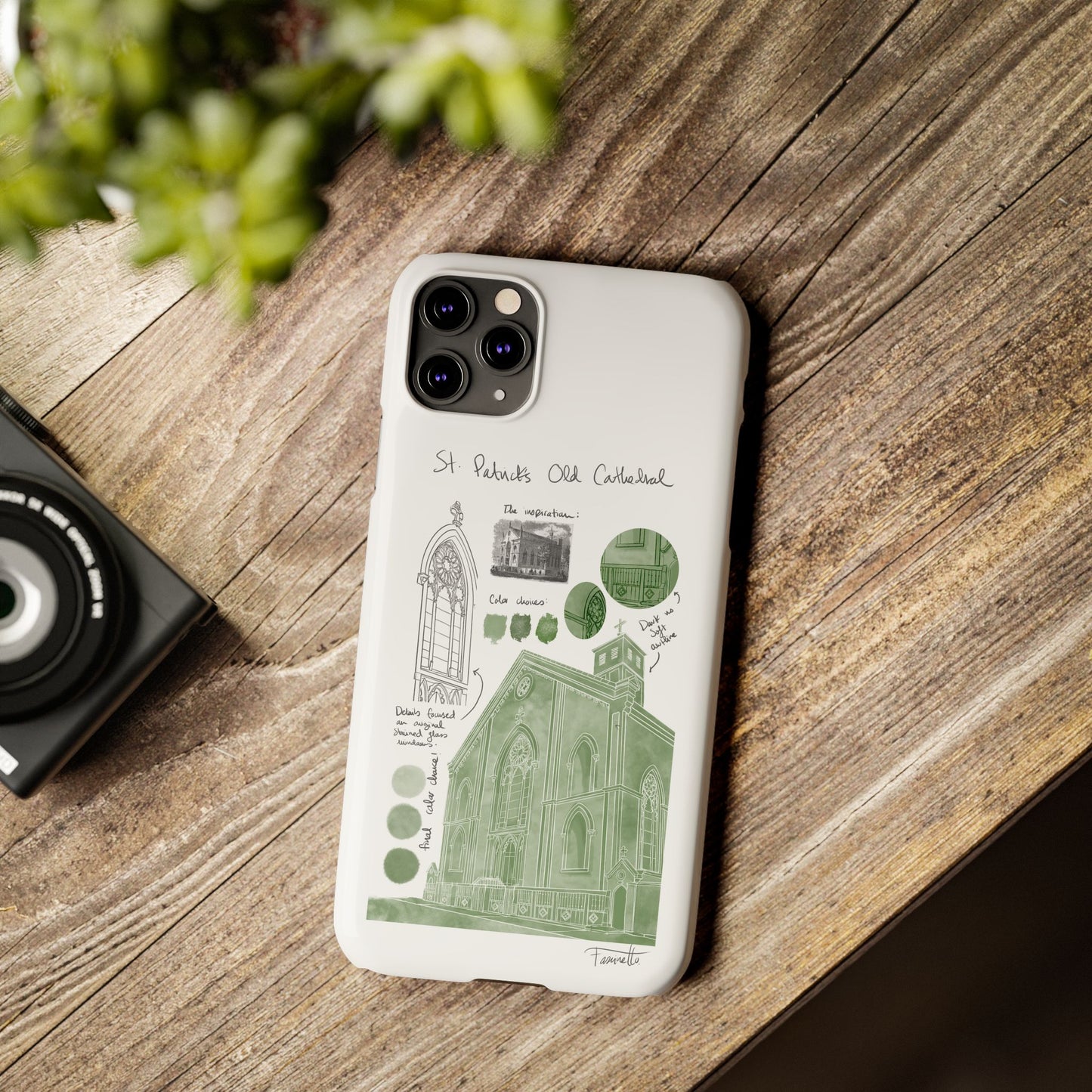 Phone Case - Old St Patrick's Cathedral Study Poster Design