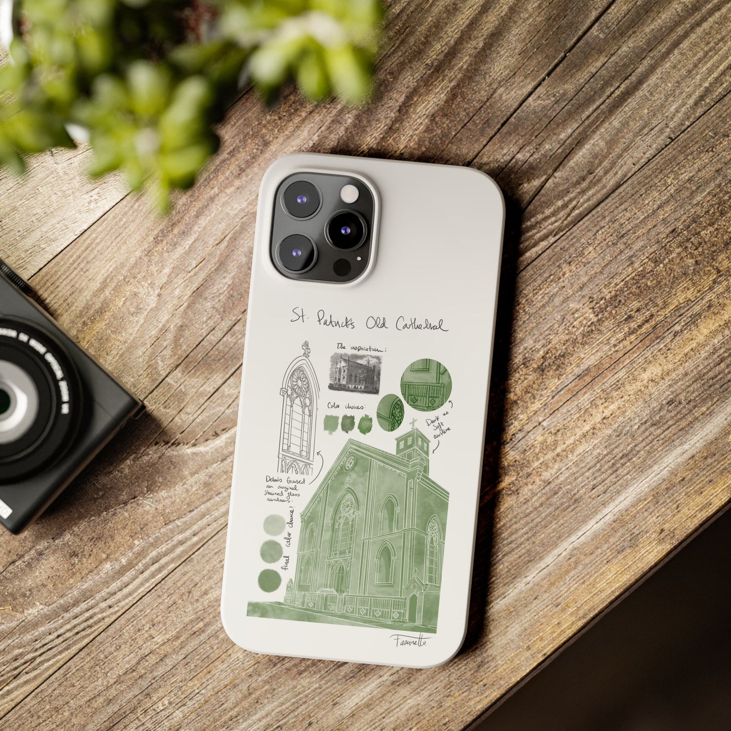 Phone Case - Old St Patrick's Cathedral Study Poster Design