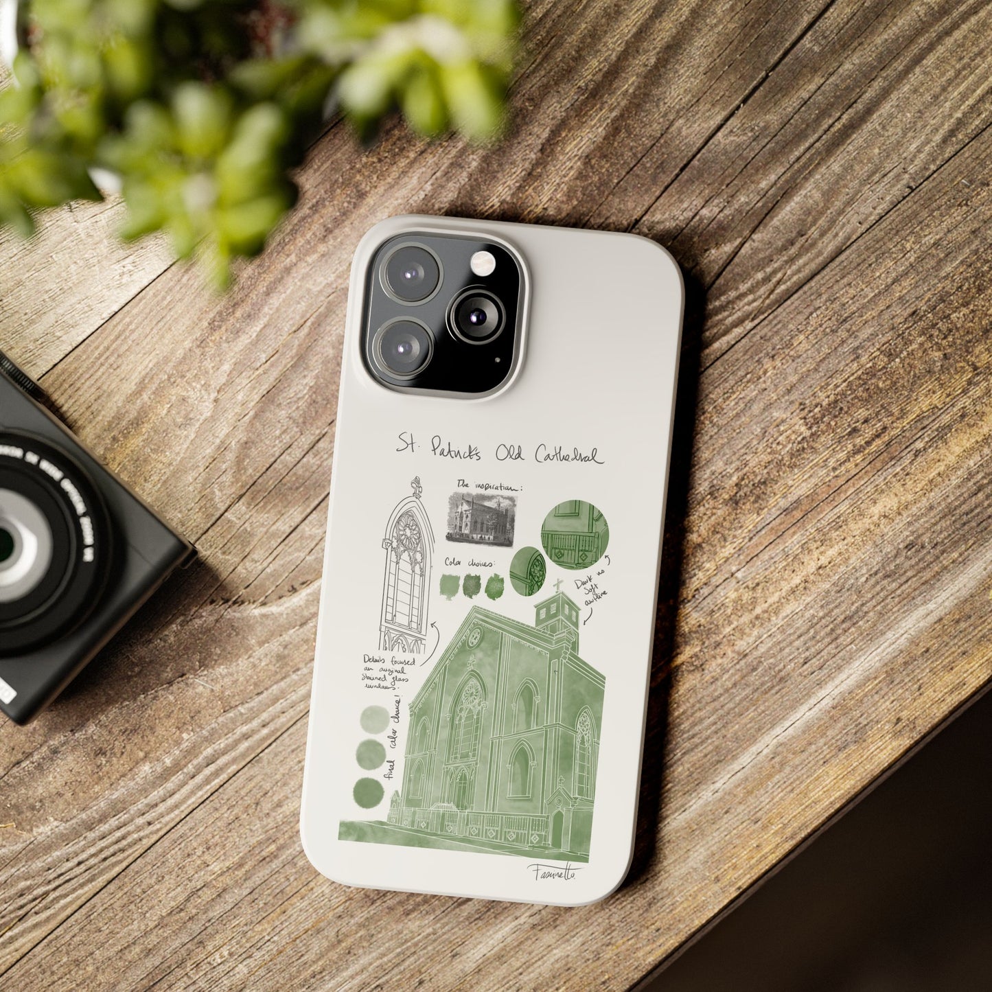 Phone Case - Old St Patrick's Cathedral Study Poster Design