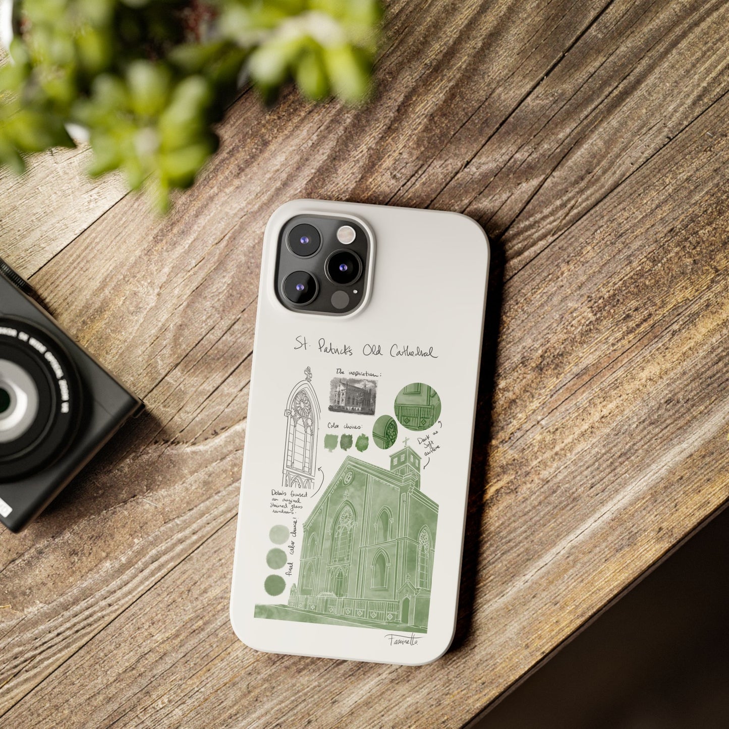 Phone Case - Old St Patrick's Cathedral Study Poster Design