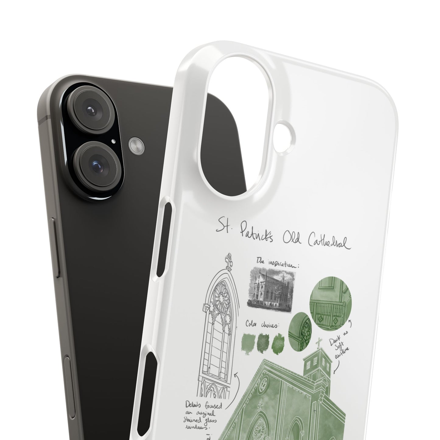 Phone Case - Old St Patrick's Cathedral Study Poster Design